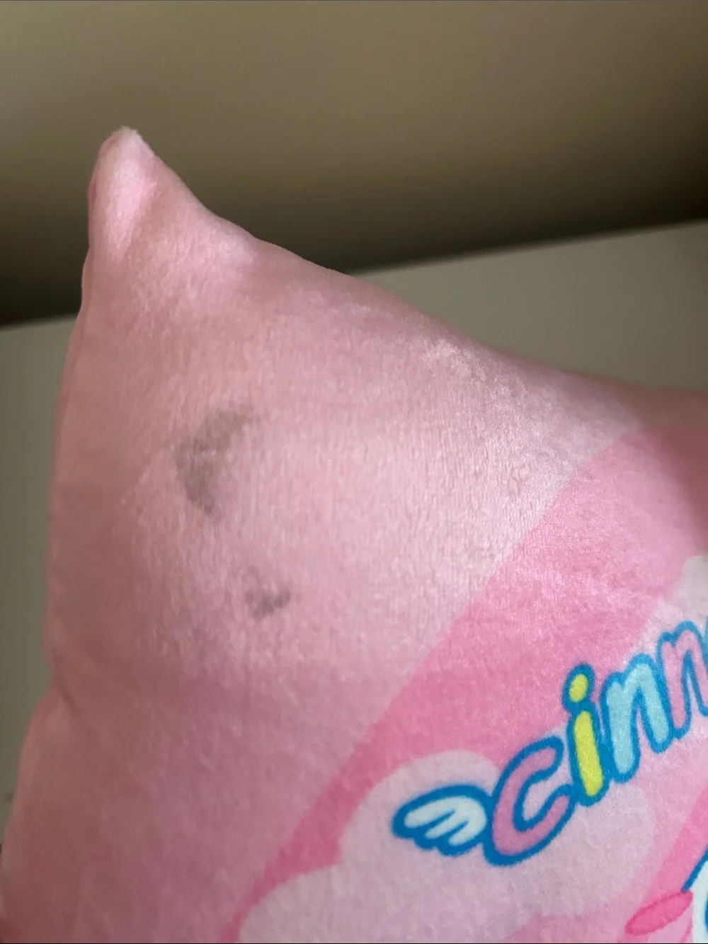 Sanrio Cinnamoroll Pink and Blue Decorative Pillow
